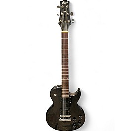 Used Cort les paull copy Black Solid Body Electric Guitar