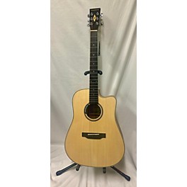 Used Used Crossroads CD80CS EQ Natural Acoustic Electric Guitar