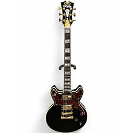 Used D'Angelico DELUXE ERIC KRASNO BRIGHTON Black Solid Body Electric Guitar