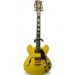 Used D'Angelico DLX DCSP MATTE YELLOW Hollow Body Electric Guitar