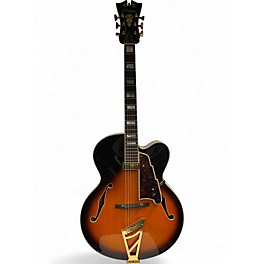 Used D'Angelico EXL-1 2 Tone Sunburst Hollow Body Electric Guitar