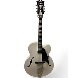 Used D'Angelico EXL-1 Arctic White Hollow Body Electric Guitar