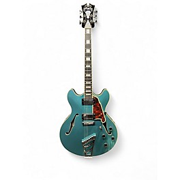 Used D'Angelico Premier DC Mini Lake Placid Blue Hollow Body Electric Guitar
