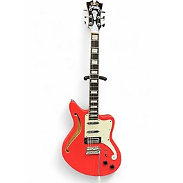 Used D'Angelico Premier Series Bedford SH Fiesta Red Hollow Body Electric Guitar