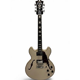 Used D'Angelico Premier Series DC Alpine White Hollow Body Electric Guitar