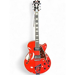 Used D'Angelico Premier Series SS Fiesta Red Hollow Body Electric Guitar
