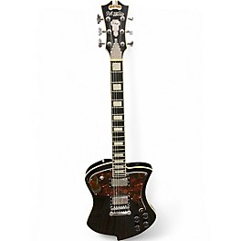 Used D'Angelico Premiere Series Ludlow Black Solid Body Electric Guitar
