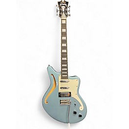 Used D'Angelico Premiere Series Ludlow baby blue Solid Body Electric Guitar