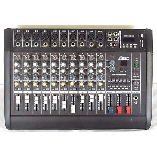 Used DSP PROFESSIONAL PMX1002D USB Powered Mixer Guitar Center