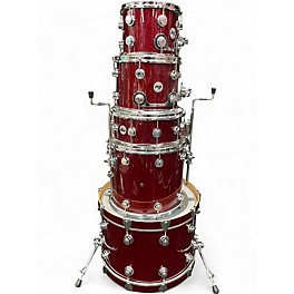 Used DW 5 Piece Collector's Series Ruby Drum Kit