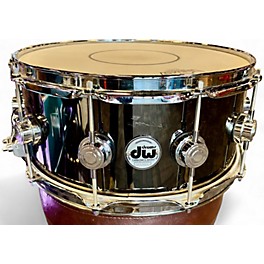 Used DW 5.5X14 Collector's Series Snare Polished Black Nickel Over Brass Drum