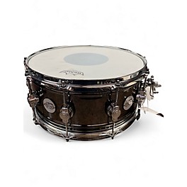 Used DW 6.5X14 Design Series Snare Black Nickel Over Brass Drum