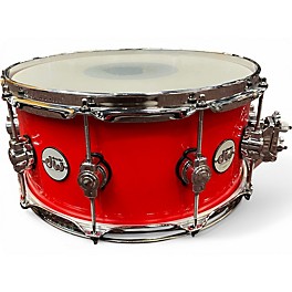 Used DW 6.5X14 Design Series Snare Holiday Special Red Drum