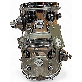 Used DW 8 Piece Design Series Acrylic Clear Drum Kit