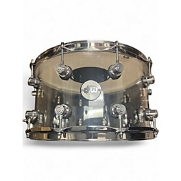 Used DW 8X14 Design Series Acrylic Snare Clear Drum