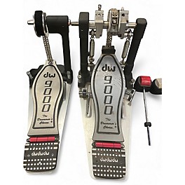 Used DW 9000 Series Double Double Bass Drum Pedal
