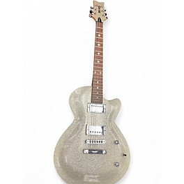 Used Daisy Rock Rock Candy Classic Silver Sparkle Solid Body Electric Guitar