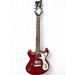 Used Danelectro 66BT Dakota Red Hollow Body Electric Guitar