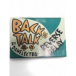 Used Danelectro Back Talk Reverse Delay Effect Pedal
