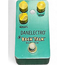 Used Danelectro Back Talk Reverse Delay Effect Pedal