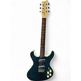 Used Danelectro Hodad BLUE SPARKLE Solid Body Electric Guitar