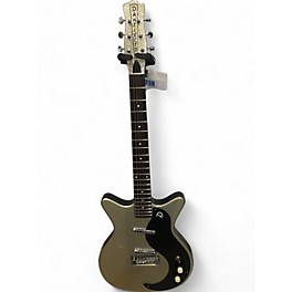 Used Danelectro Nos+ Silver Solid Body Electric Guitar