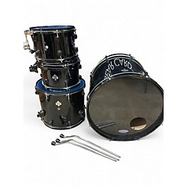 Used Ddrum 4 piece Diablo Series Black Drum Kit