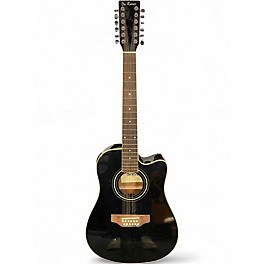 Used De Rosa GACE41 BLACK 12 String Acoustic Electric Guitar