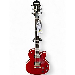 Used DeArmond M72 Red Solid Body Electric Guitar