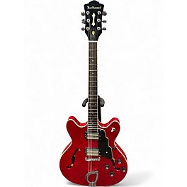 Used DeArmond Starfire Custom Red Hollow Body Electric Guitar