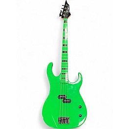 Used Dean Custom Zone 4-String green Electric Bass Guitar