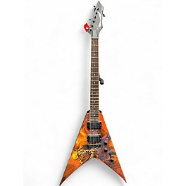 Used Dean Dave Mustaine VMNT Peace Sells Black Solid Body Electric Guitar