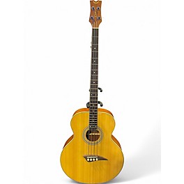 Used Dean EAB AE Natural Acoustic Bass Guitar
