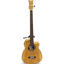 Used Dean EQABA GN Natural Acoustic Bass Guitar