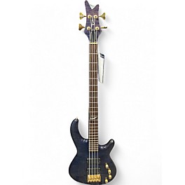 Used Dean EUROPEAN CUSTOM SELECT  BLUE Electric Bass Guitar