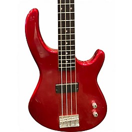 Used Dean Edge 4 String Candy Apple Red Electric Bass Guitar