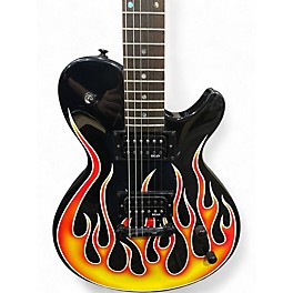 Used Dean Evo Dragster Flame Solid Body Electric Guitar