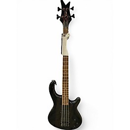 Used Dean HARDTAIL 4 STRING BASS Trans Black Electric Bass Guitar