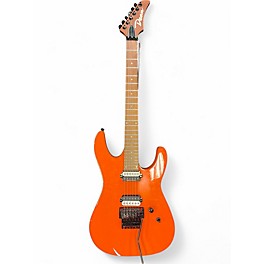 Used Dean MD 24 Roasted Maple with Floyd Electric VINTAGE ORANGE Solid Body Electric Guitar