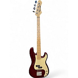 Used Dean Paramount Wine Red Electric Bass Guitar