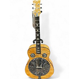 Used Dean Resonator Spider quilted maple Natural Resonator Guitar