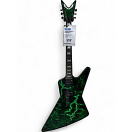 Used Dean Z AIRBRUSHED USA 1/50 Green Solid Body Electric Guitar