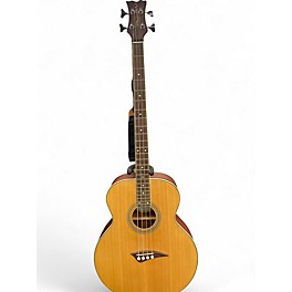 Used Dean playaeb Natural Acoustic Bass Guitar