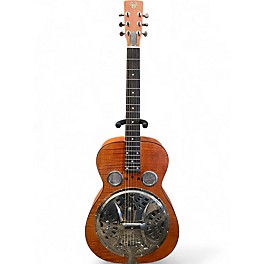 Used Dobro Hound Dog Deluxe Round Neck Natural Resonator Guitar