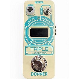Used Donner triple looper Pedal