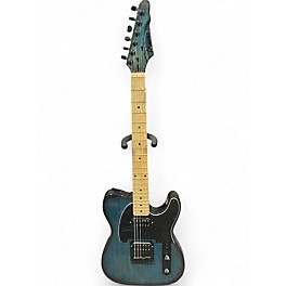 Used Drewes T style Blue Burst Solid Body Electric Guitar