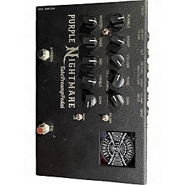 Used Driftwood Purple Nightmare Preamp Pedal Guitar Preamp