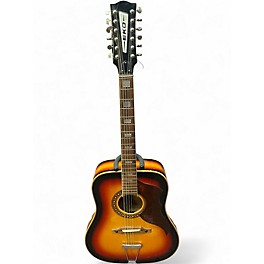 Used EKO Ranger 2 Color Sunburst 12 String Acoustic Guitar
