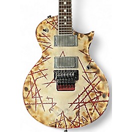 Used ESP E-II RZK-II Burnt Richard Z Signature Cream Solid Body Electric Guitar
