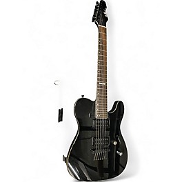 Used ESP E-II TE-7 7-String Black Solid Body Electric Guitar